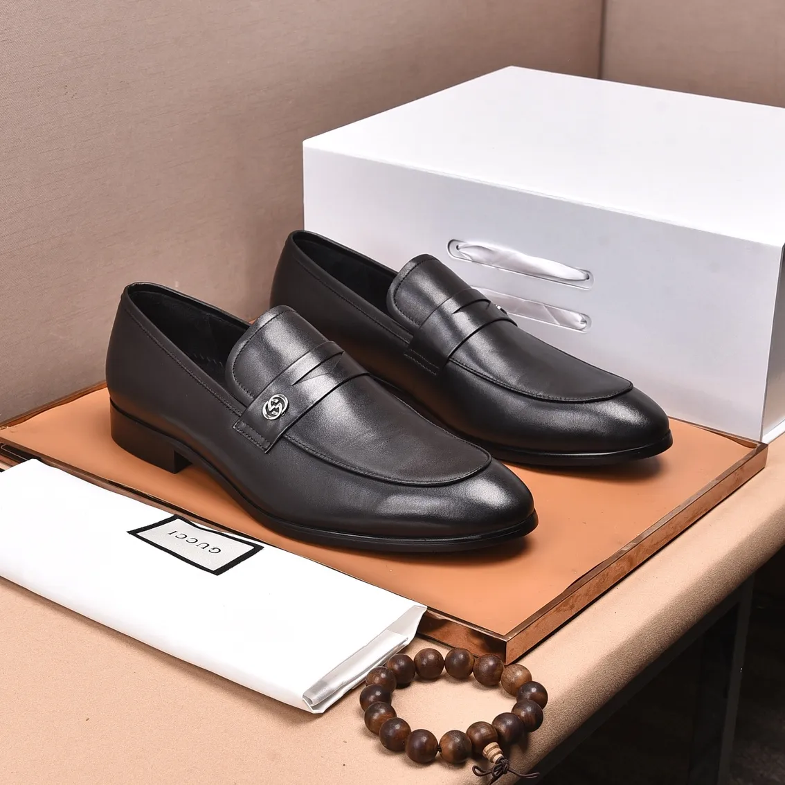 Men's shoes💰540📛📛Original (water-dyed cowhide) Gucci GUCCI official website formal shoes🌀 Italian🇮🇹imported cowhide➕top imported water-dyed cowhide lining💋Finely handmade original bottom, the real thing looks better when photographed in person Standard size 38-44
